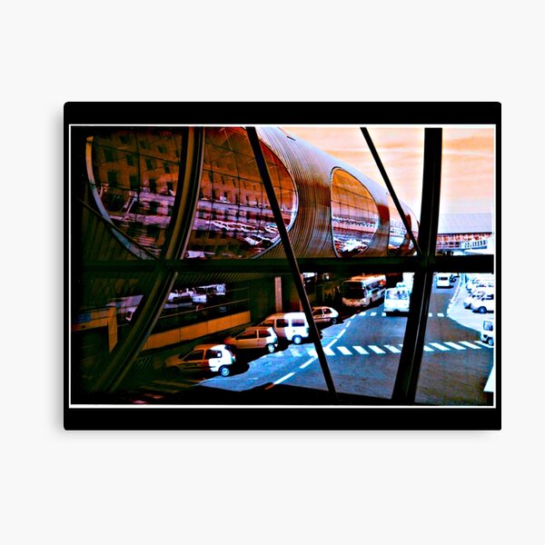 PARIS AIRPORT, TUBEWAY REKHA IYERN FE RECORDS CANADA Canvas Print