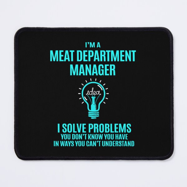 Artikelvorschau, Fleischabteilungs-Manager-T-Shirt - ich löse Problem-Geschenkartikel-T-Stück entworfen und verkauft von watkinsmat.