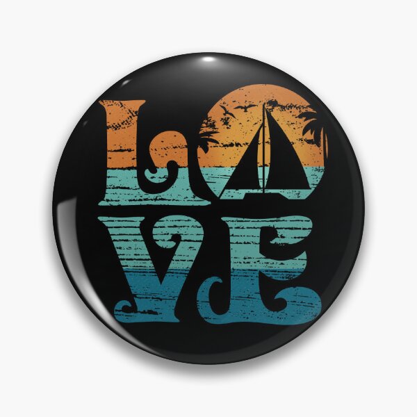 Item preview, Nautic Retro Colors Sailboat Motive designed and sold by MarkusShirts.