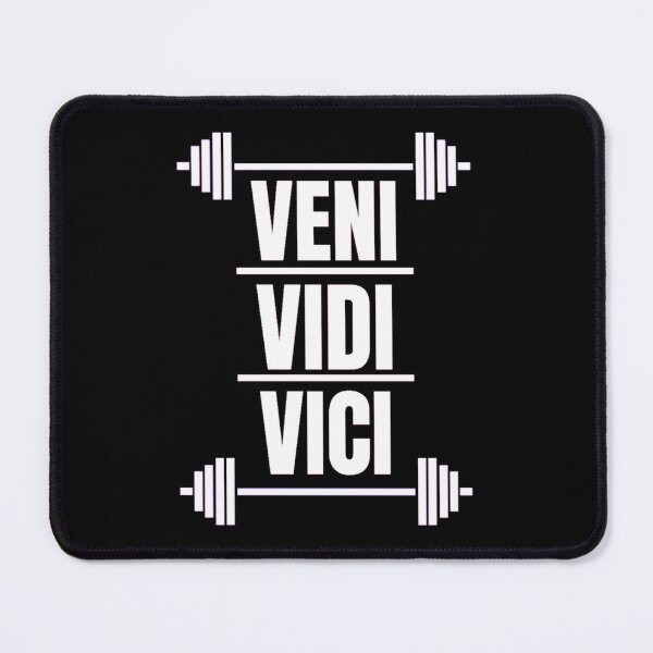 Item preview, Veni Vidi Vici White - Gym designed and sold by GymWearDepot.