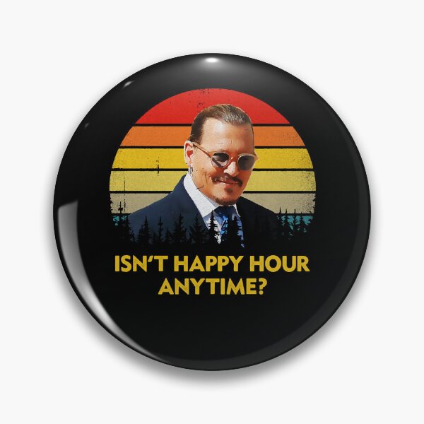 Item preview, Isn't Happy Hour Anytime Justice For Johnny designed and sold by LaroweDaniel.