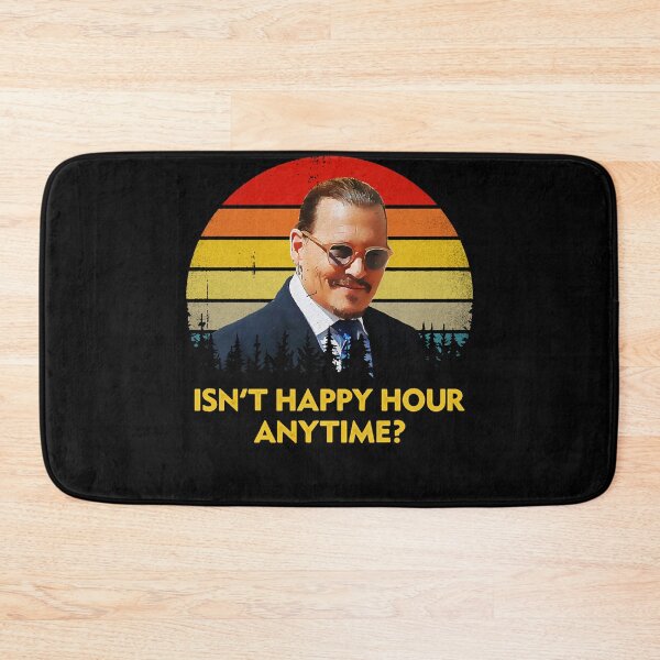 Item preview, Isn't Happy Hour Anytime Justice For Johnny designed and sold by LaroweDaniel.