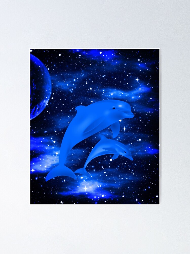 Galaxy Dolphin - Dolphins In Space T-Shirt