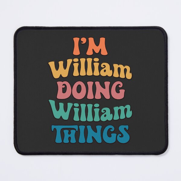 Item preview, William Funny Retro First Name designed and sold by Americandude.