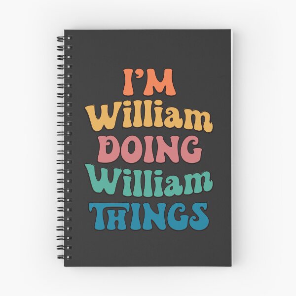Item preview, William Funny Retro First Name designed and sold by Americandude.