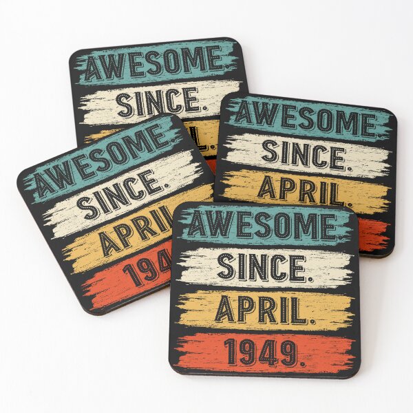 Item preview, 73 Years Old Gifts Awesome Since April 1949 73rd Birthday designed and sold by MoHaCo.