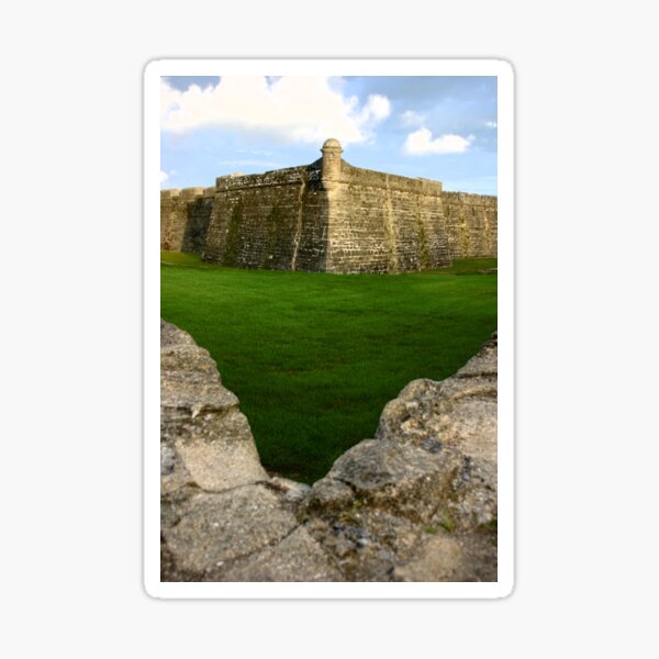 Saint AugustineCastillo de san Marcos Sticker