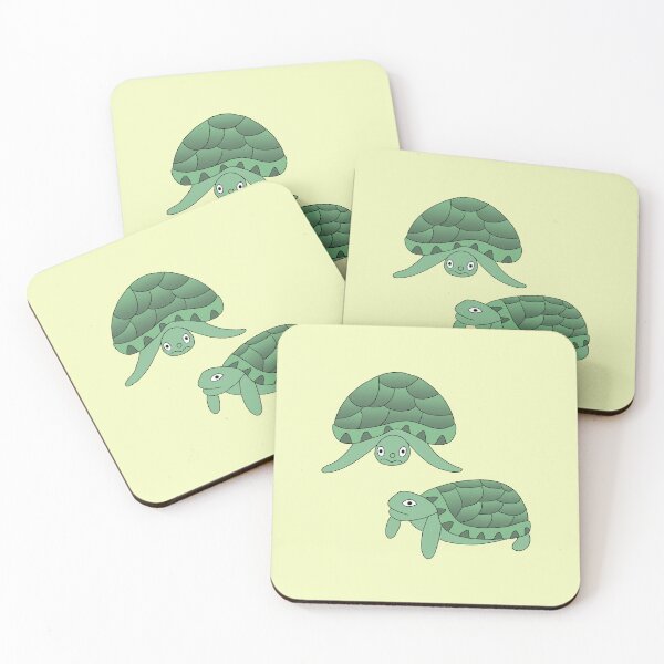 Item preview, Pair of turtles designed and sold by SketchZeit.