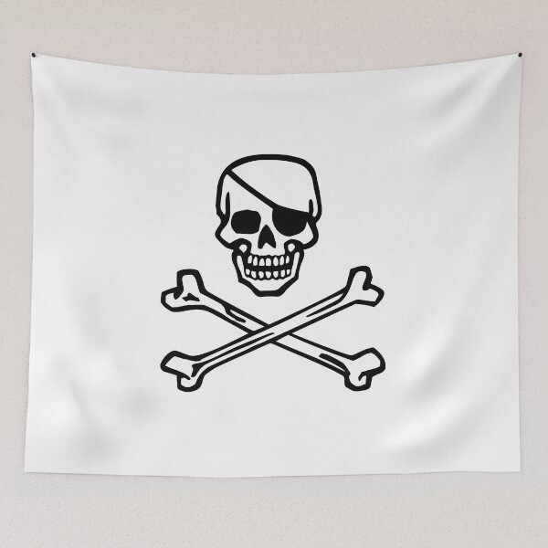 Item preview, Painted Skulls Design Eye Patch Bones Skull designed and sold by PodiShawna.