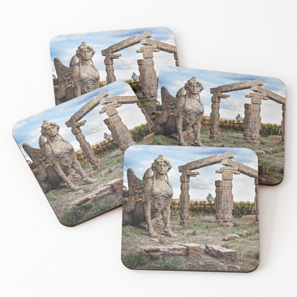 Item preview, Sphinx guards temple ruins designed and sold by coolArtGermany.