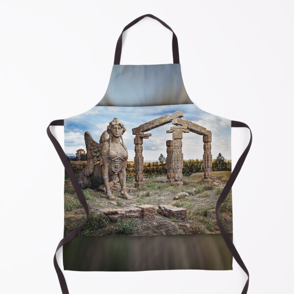 Item preview, Sphinx guards temple ruins designed and sold by coolArtGermany.