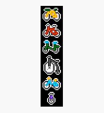 pixel bikes Photographic Print