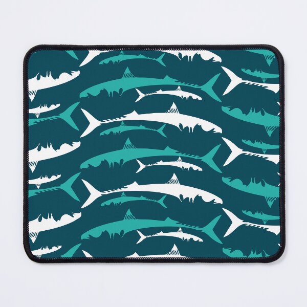 Item preview, Blue Sardine Pattern designed and sold by lanolga.