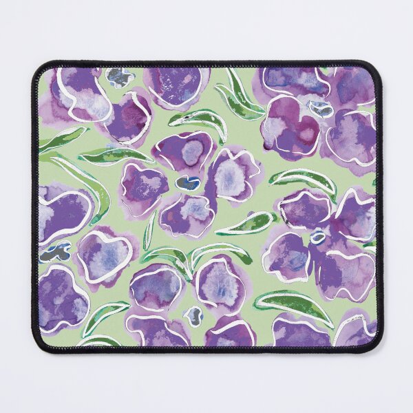 Item preview, Grandes Flores Moradas designed and sold by RhubarbMyrtle.