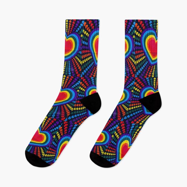 Item preview, Pop Art psychedelic hearts designed and sold by Luciesika.