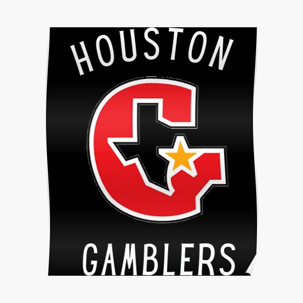 "Houston Gamblers Logo " Poster for Sale by Redbubble