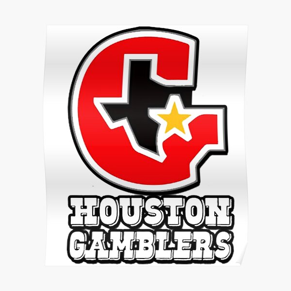 "Houston Gamblers Logo Houston Gamblers Team Usfl League Usfl