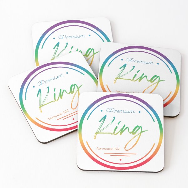 Item preview, Rainbow Premium King, Awesome Kid designed and sold by AlfabetDesign.
