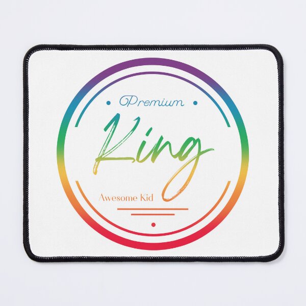 Item preview, Rainbow Premium King, Awesome Kid designed and sold by AlfabetDesign.