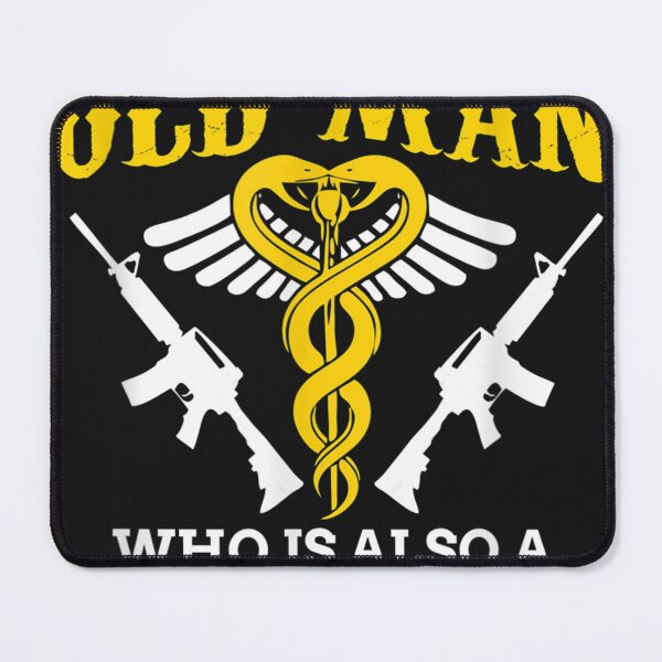 Item preview, Never Underestimate An Old Man Corpsman designed and sold by ryantbnraciti.