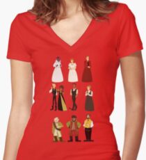 Great Comet Women's Fitted V-Neck T-Shirt