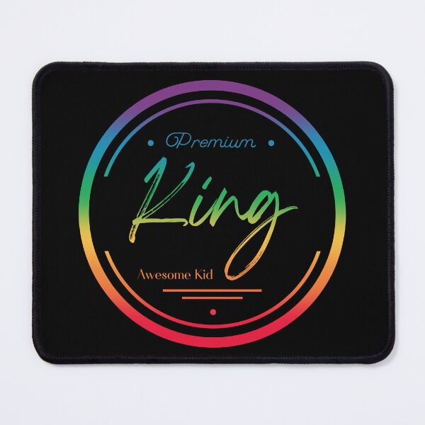 Item preview, Rainbow Premium King, Awesome Kid - Black designed and sold by AlfabetDesign.