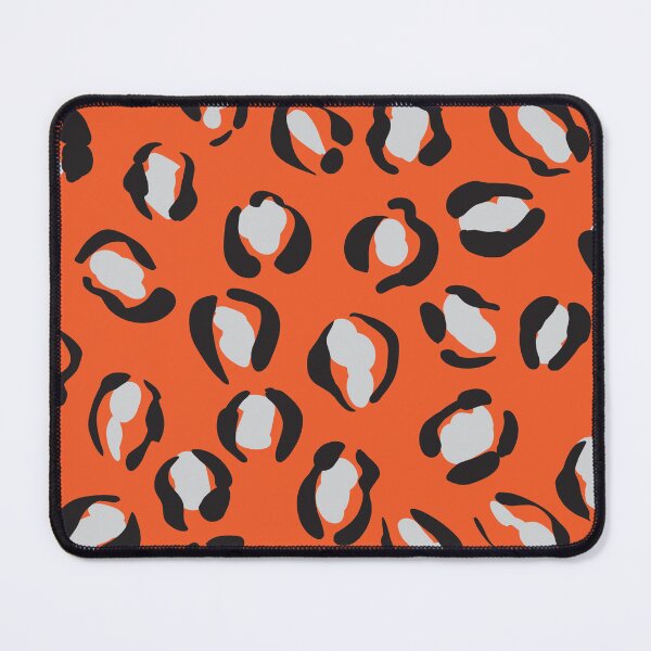 Item preview, orange leopard print designed and sold by studioMoSa.