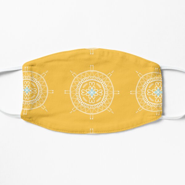 celtic mandala Flat Mask