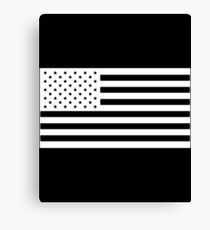 American White Flag Canvas Print