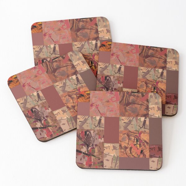 Item preview, Decorative abstract patchwork designed and sold by fairytaleprints.