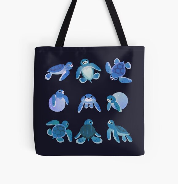 Cotton tote yoga bag - Turquoise - VIDA Natural