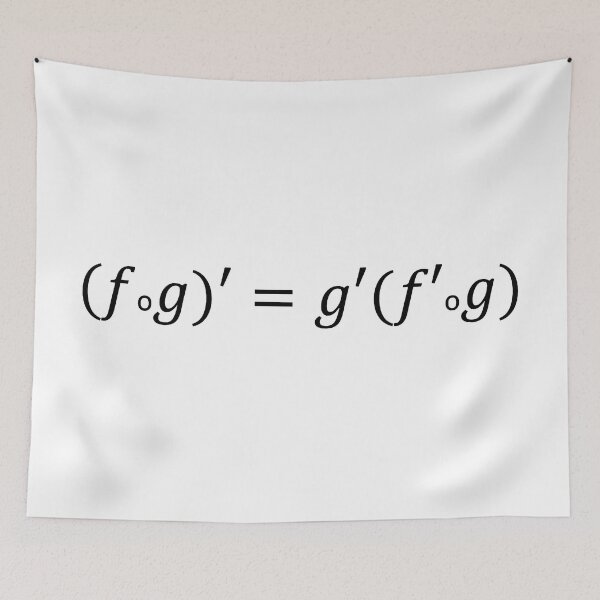 Item preview, derivative of the composition of two functions designed and sold by NoetherSym.