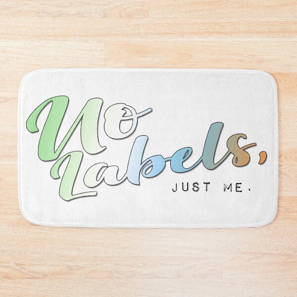 Item preview, No labels, just me. (Unlabeled flag colors) designed and sold by The Shop @ Freaking Narnia.