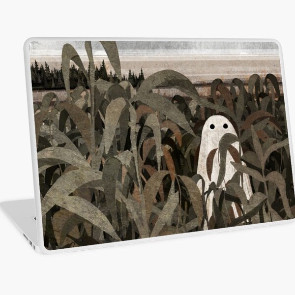  There's a Ghost in the cornfield again... Laptop Skin