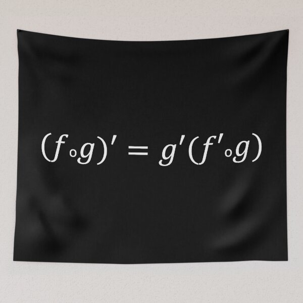 Item preview, derivative of the composition of two functions dark version designed and sold by NoetherSym.