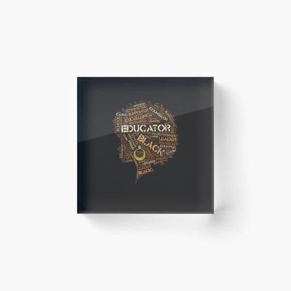 Item preview, African American Educator Teacher Words in Afro Premium designed and sold by budiaodflibb.