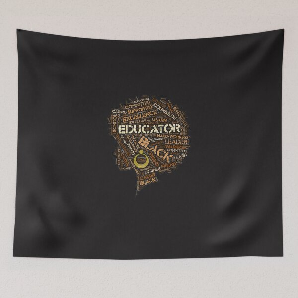 Item preview, African American Educator Teacher Words in Afro Premium designed and sold by budiaodflibb.