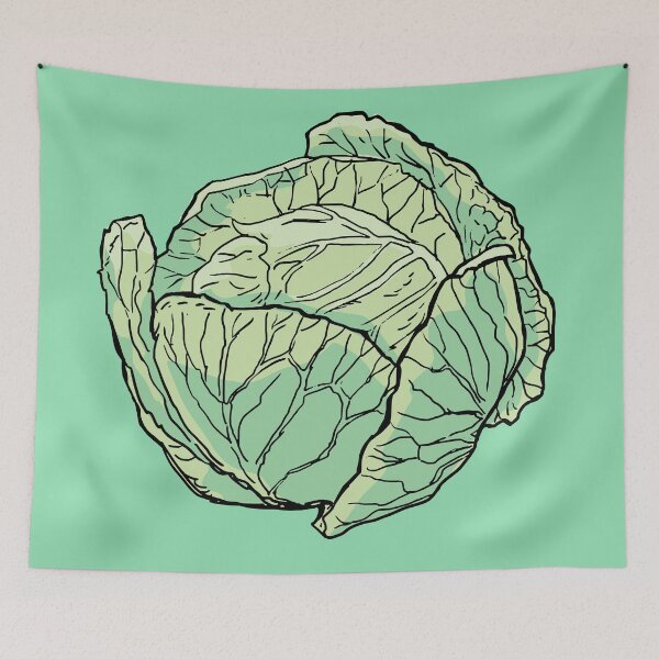 Item preview, cabbage in fresh green color designed and sold by duxpavlic.