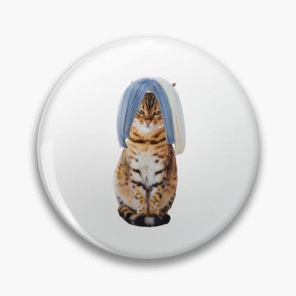 Item preview, Cat with wig designed and sold by PellSilversmith.