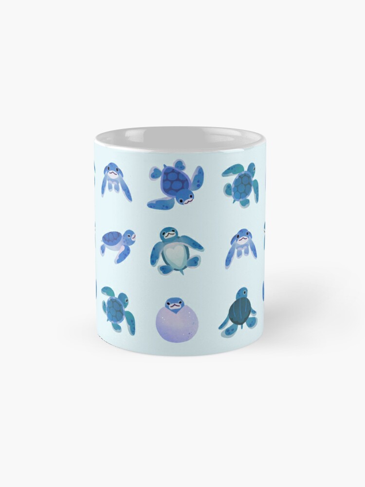 Happy axolotl - blue Coffee Mug for Sale by pikaole