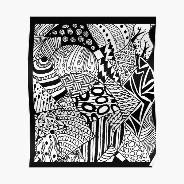 "Doodle Art" Poster for Sale by SalieDesign Redbubble