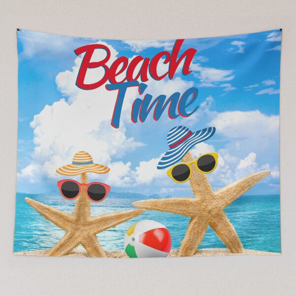 Item preview, Beach Time Summer Holiday Starfish Fun Holidays designed and sold by luvvvvvit.