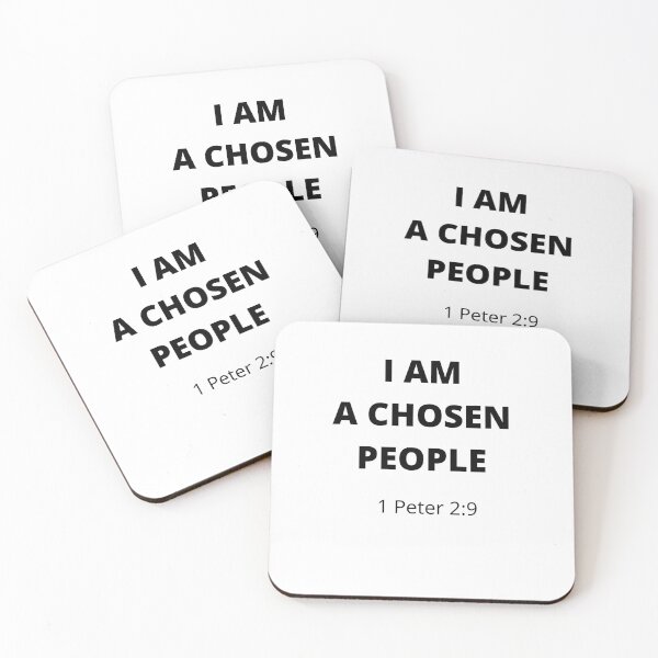 Item preview, Chosen people, Blessed, God, Belong, Adoption, Forgiven, Bible verse, Bible, Verse, Christian, Jesus, God, Faith, Christianity, Religion, Lord, Motivational, cute, Grace, Quotes. Christian quotes. designed and sold by Isheshop.