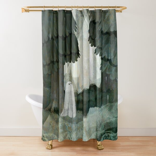 Pine Forest Clearing Shower Curtain