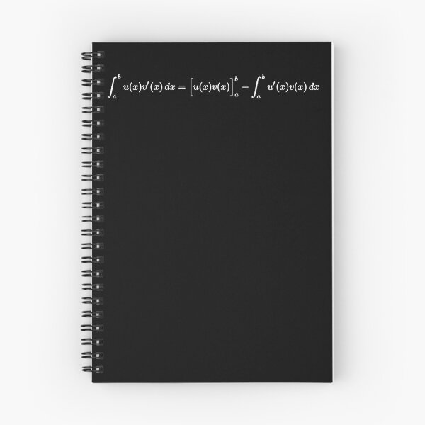 Item preview, Integration by parts formula dark version designed and sold by NoetherSym.