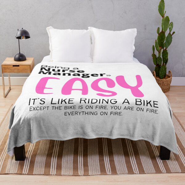 Item preview, Being A Nurse Manager Is Easy it's Like Riding a Bike Funny designed and sold by diip.