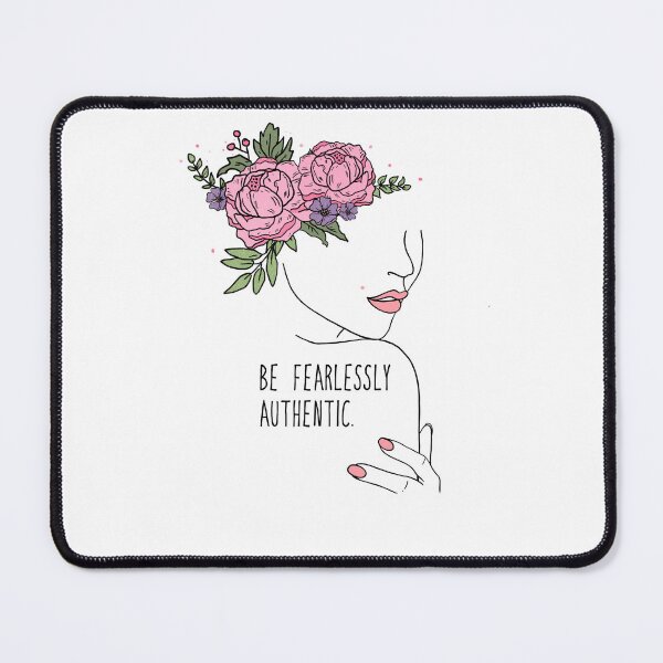Item preview, Be Fearlessly Authentic -Motivational Quote designed and sold by CaratCo.