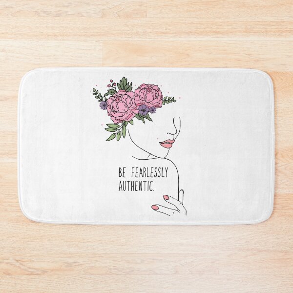 Item preview, Be Fearlessly Authentic -Motivational Quote designed and sold by CaratCo.