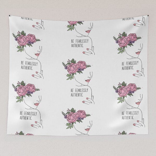Item preview, Be Fearlessly Authentic -Motivational Quote designed and sold by CaratCo.