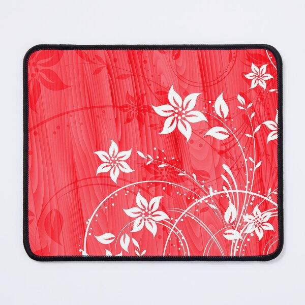 Item preview, Elegant Floral Art - White Red designed and sold by Tshirtstory.